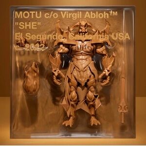 Virgil Abloh × He-Man Collector
Figure Mattel Creations MOTU SHE
Skele-God NIB